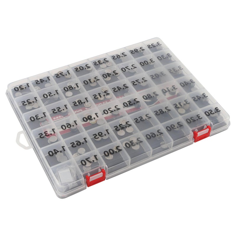 Hot Cams HCSHIM02 Complete Shim Kit Compatible with/Replacement for Arctic Cat ATV DVX 400 /Honda CRF 450R CRF450X TRX 450ER TRX 450R /Kawasaki KFX 400 KFX 450R KLX 450R KX 450F/Suzuki - Image 3